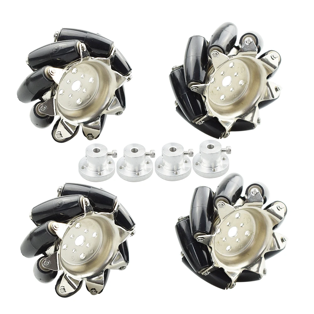 60 кг большой нагрузке 78 мм Mecanum колеса с 6/8/10/12 муфты Omni шины для Arduino робот шасси