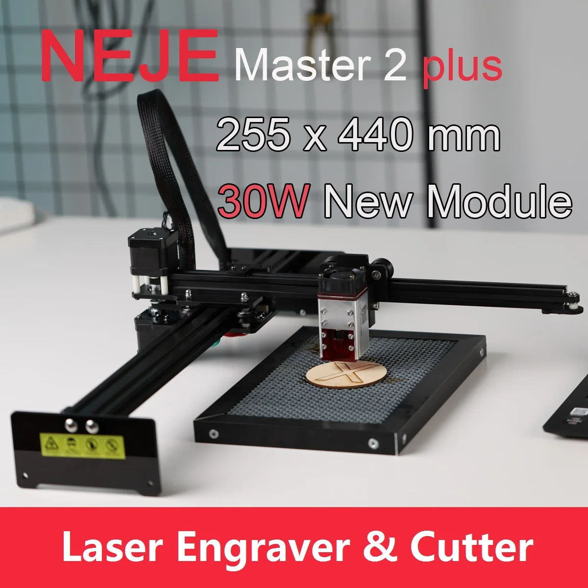 NEJE Master 2 Plus Laser Engraver Cutter CNC Router with 30W Focusable Head Off-line App Control for Wood Leather | Инструменты