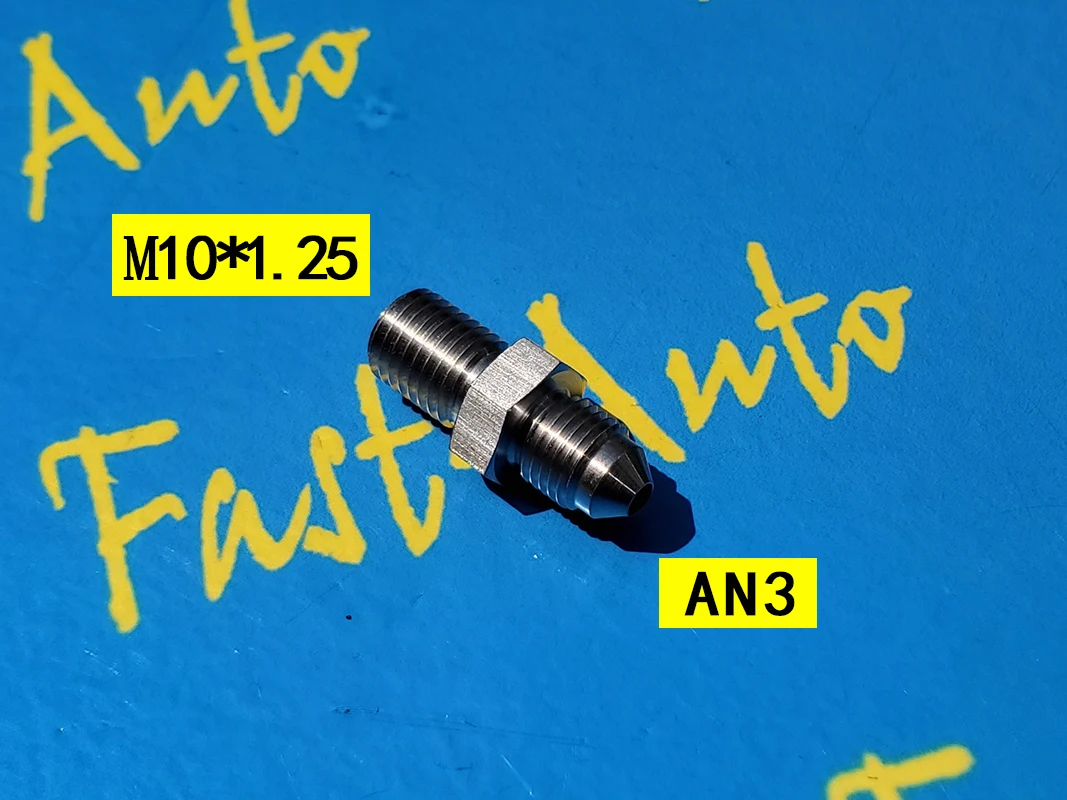 Мужской M10 P1.25 m10 * 1 25 адаптер для перевернутого сиденья an3 3an 1/4 &quot-24unf ptfe тормозной