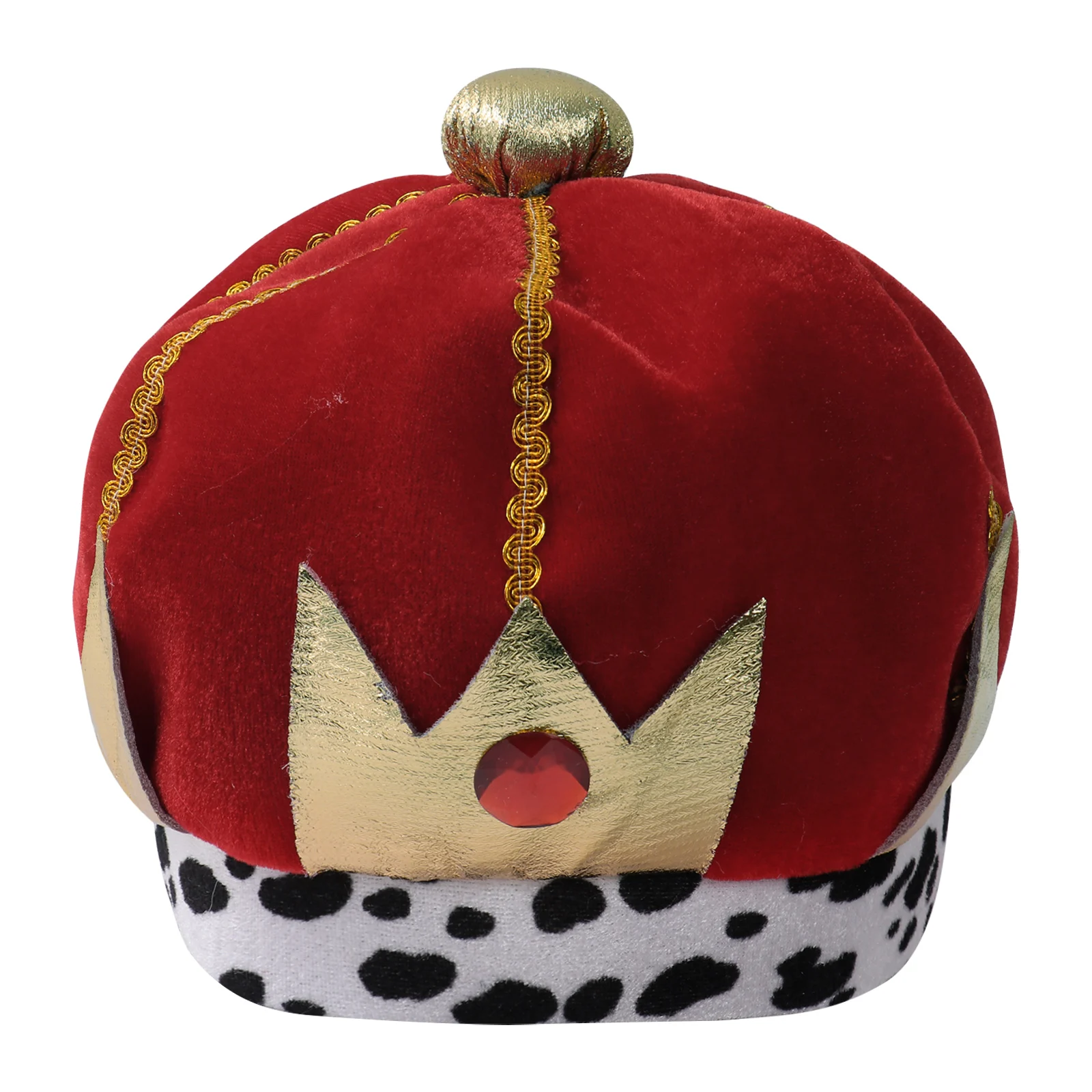 Kids Boys King Crown Hat Royal Plush Cap of the Prince Epiphanys Kings Day Happy Birthday Party Decoration | Мать и ребенок