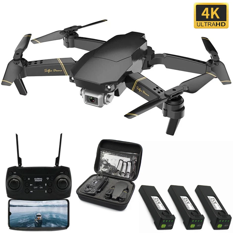 Радиоуправляемый Дрон GD89 с камерой 4K Wi-Fi FPV складной Квадрокоптер для селфи