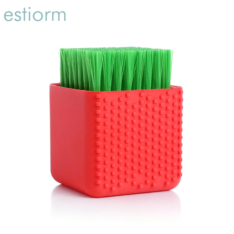 Симпатичная силиконовая щетка для стирки мягкая одежды скраба нижнего белья