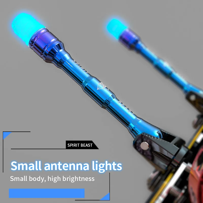 Дух зверя мотоцикл светодиодные фонари аксессуары номерной знак украшения