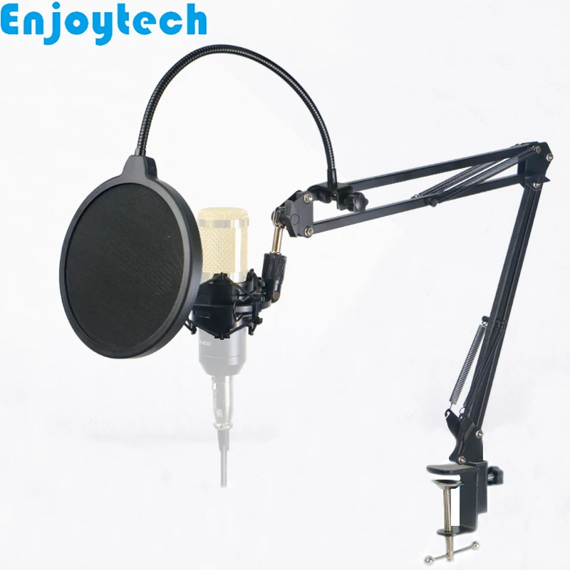 Складной Настольный держатель с кронштейном для микрофонов штатив прямых
