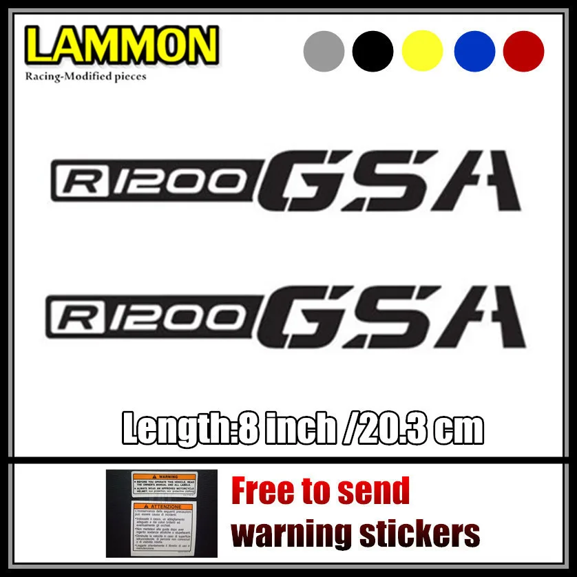 motorcycle bike Fuel tank Wheels Fairing notebook Luggage helmet MOTO Sticker decals For BMW R1200 GSA R 1200 | Автомобили и