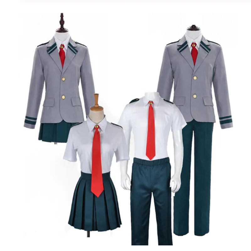 Школьная форма моя геройская Академия Boku Izuku Bakugou Katsuki Todoroki Ochaco Uraraka Косплей Костюм