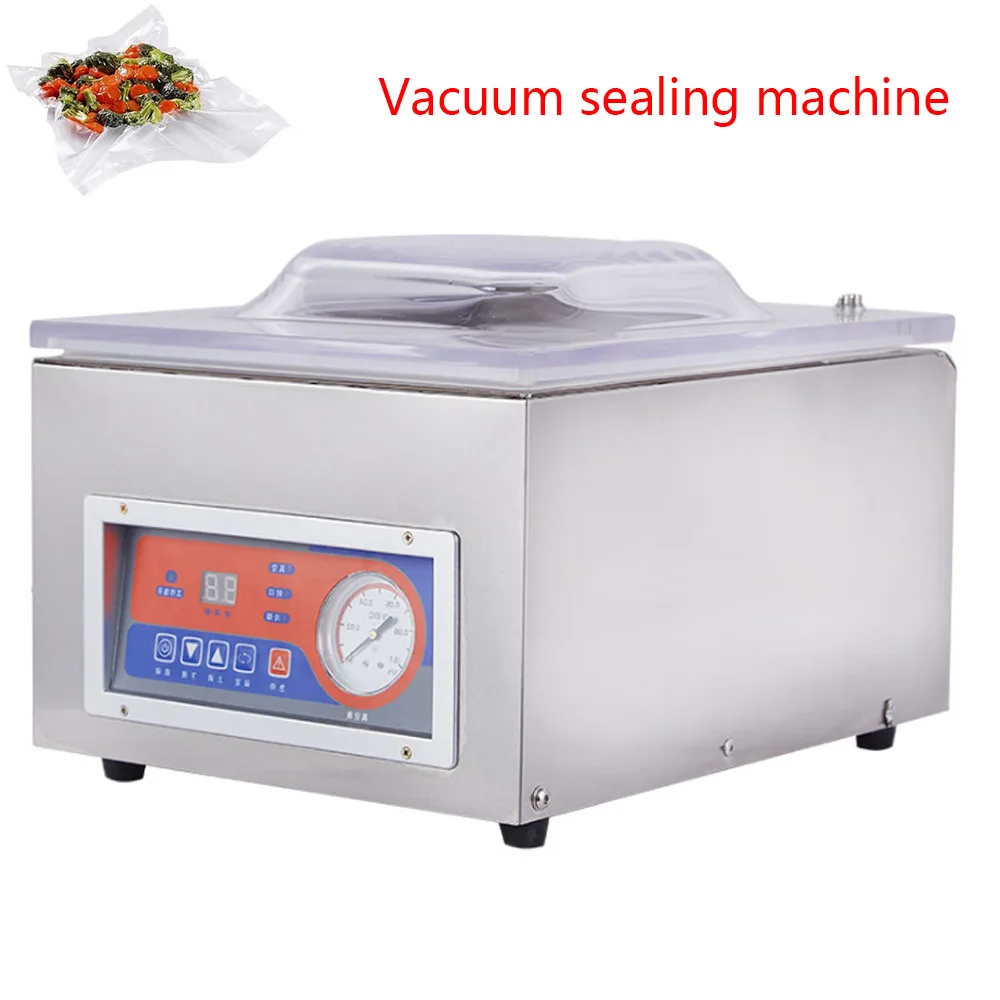 Настольная вакуумная упаковочная машина коммерческий Вакуумный упаковщик для