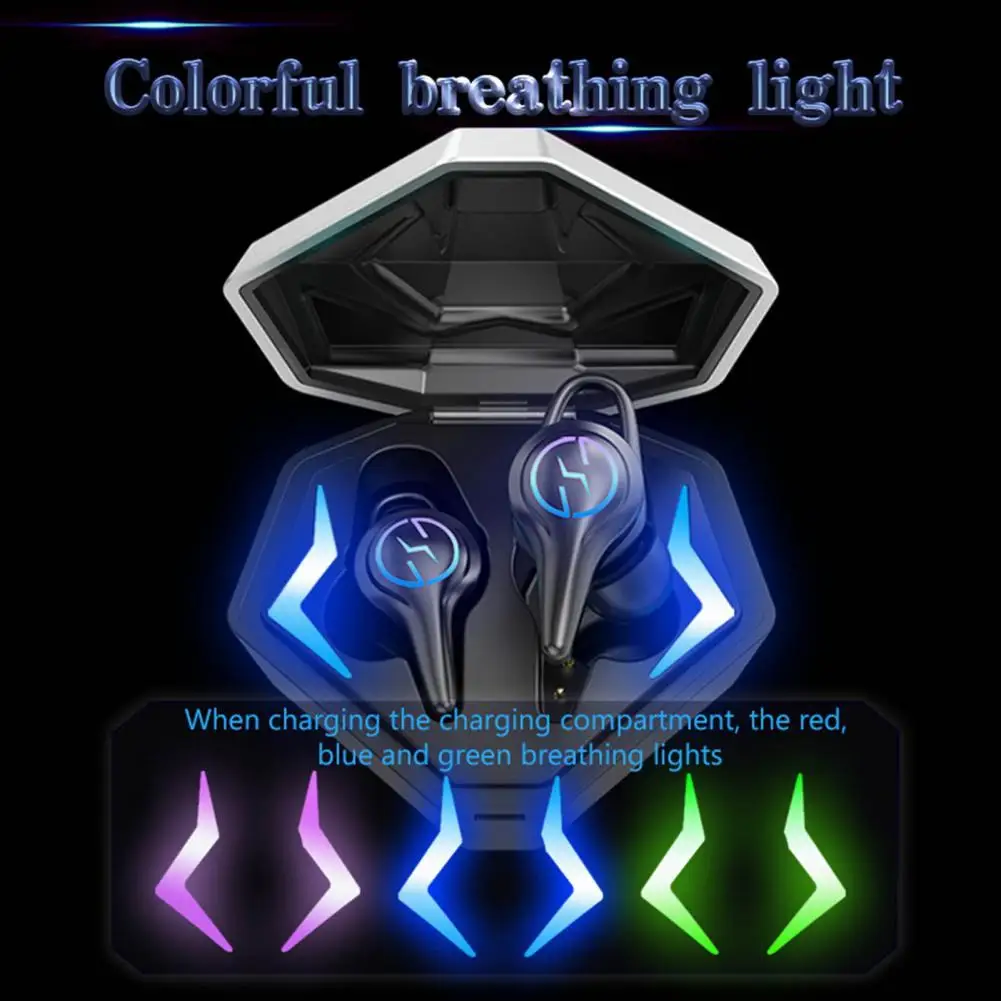 K92 Wireless Earphone Mega Bass Sensitive Low Latency Bluetooth5.0 TWS Dynamic Earbud for Playing Games | Электроника