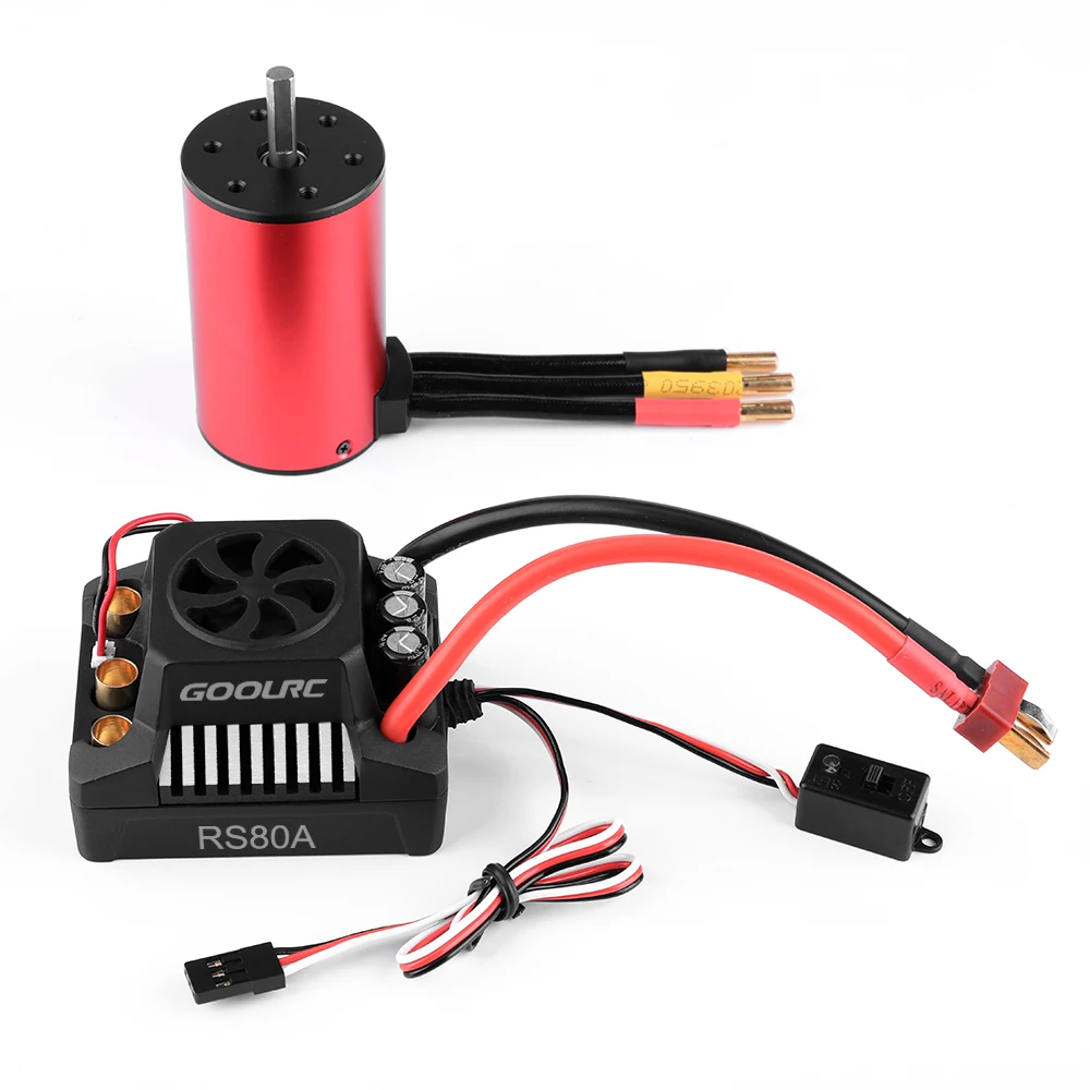 GoolRC 3660 3800KV бесщеточный двигатель 80A ESC Бесщеточный электронный регулятор
