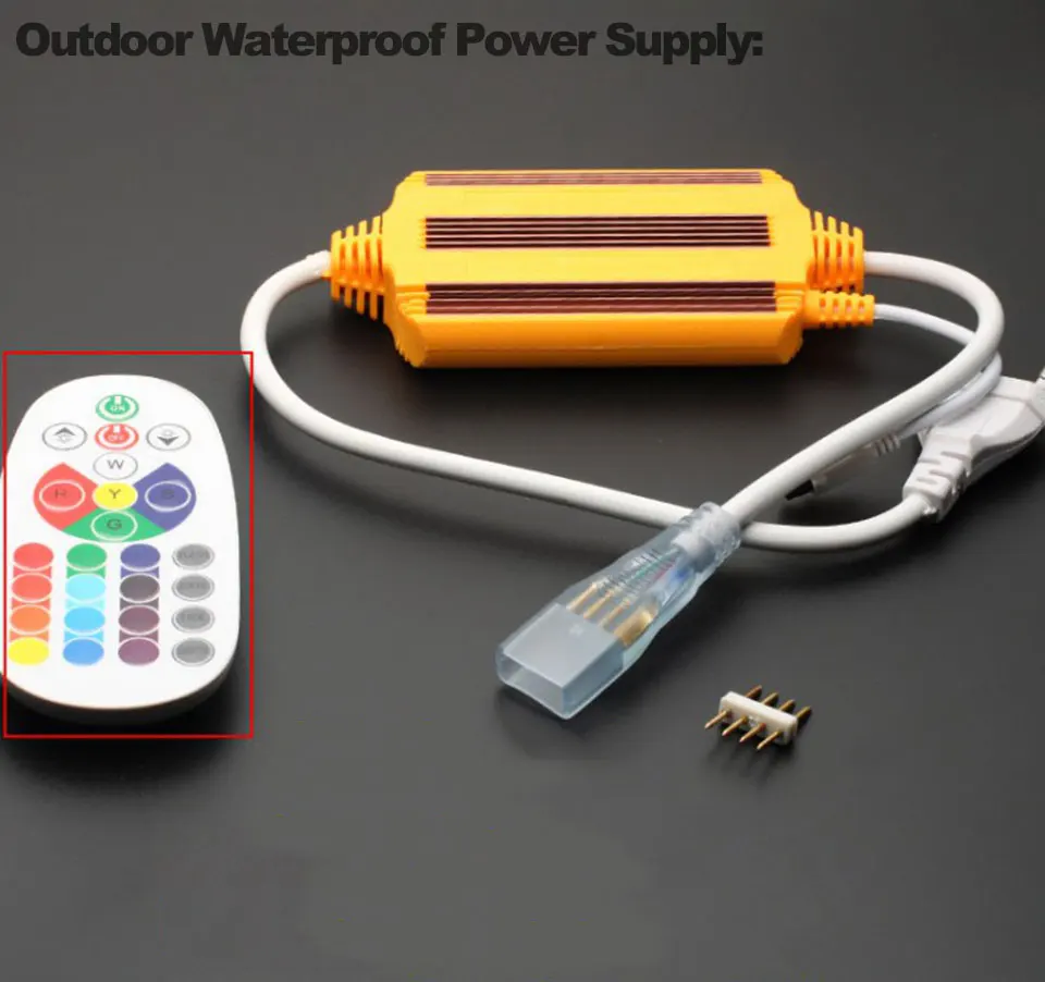 Светодиодный контроллер для светодиодной ленты RGB 220 В 24 клавиши беспроводной