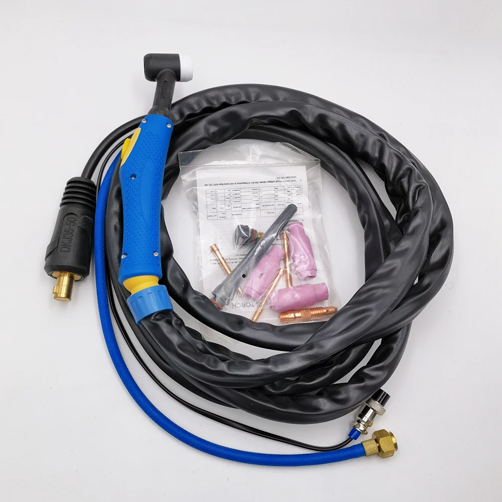 4 м Tig WP17 с воздушным охлаждением WP-17 TIG-17 Аргоновый вольфрамовый дуговой газовый