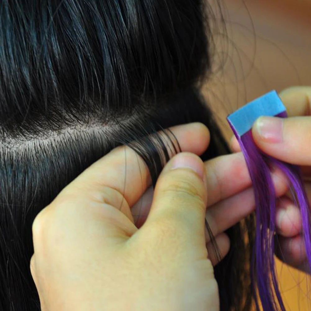 Портативный Невидимый салонный бесшовный удлинитель волос домашний съемный