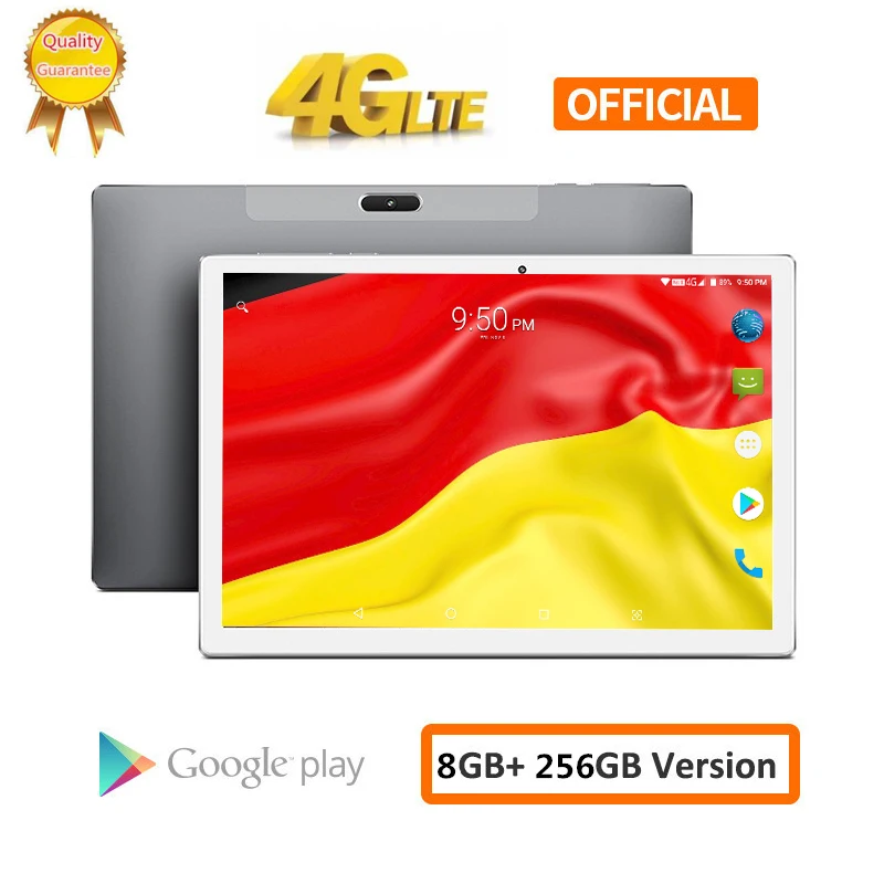2020 8000 мАч Android 8 0 2.5D экран планшетный ПК 10 1 дюймов 4G LTE телефон ядер ram Гб rom 256 ГБ
