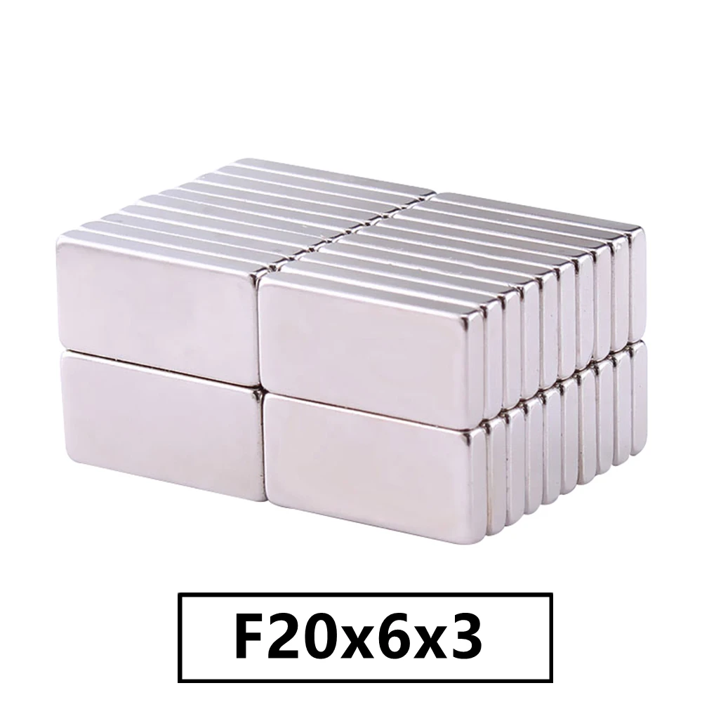 Магнит NdFeB 20*6*3 10 20 50 шт./лот 20x6x3