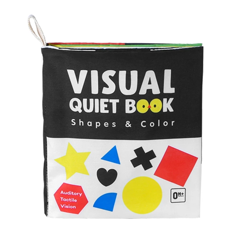 Мягкая детская первая книга развивающая игрушка для раннего развития обучающая