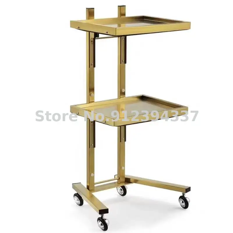 Тележка складная для салона красоты Мобильная тележка стрижки волос окрашивания