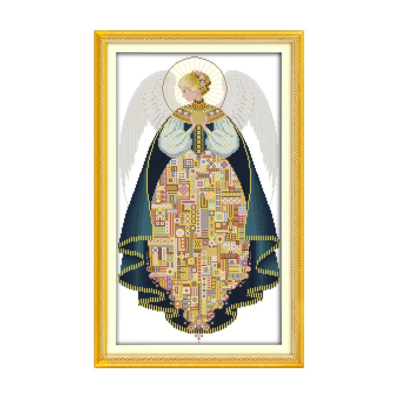 Набор для вышивки крестиком Joy Sunday с ангелом (3) 14CT 11CT