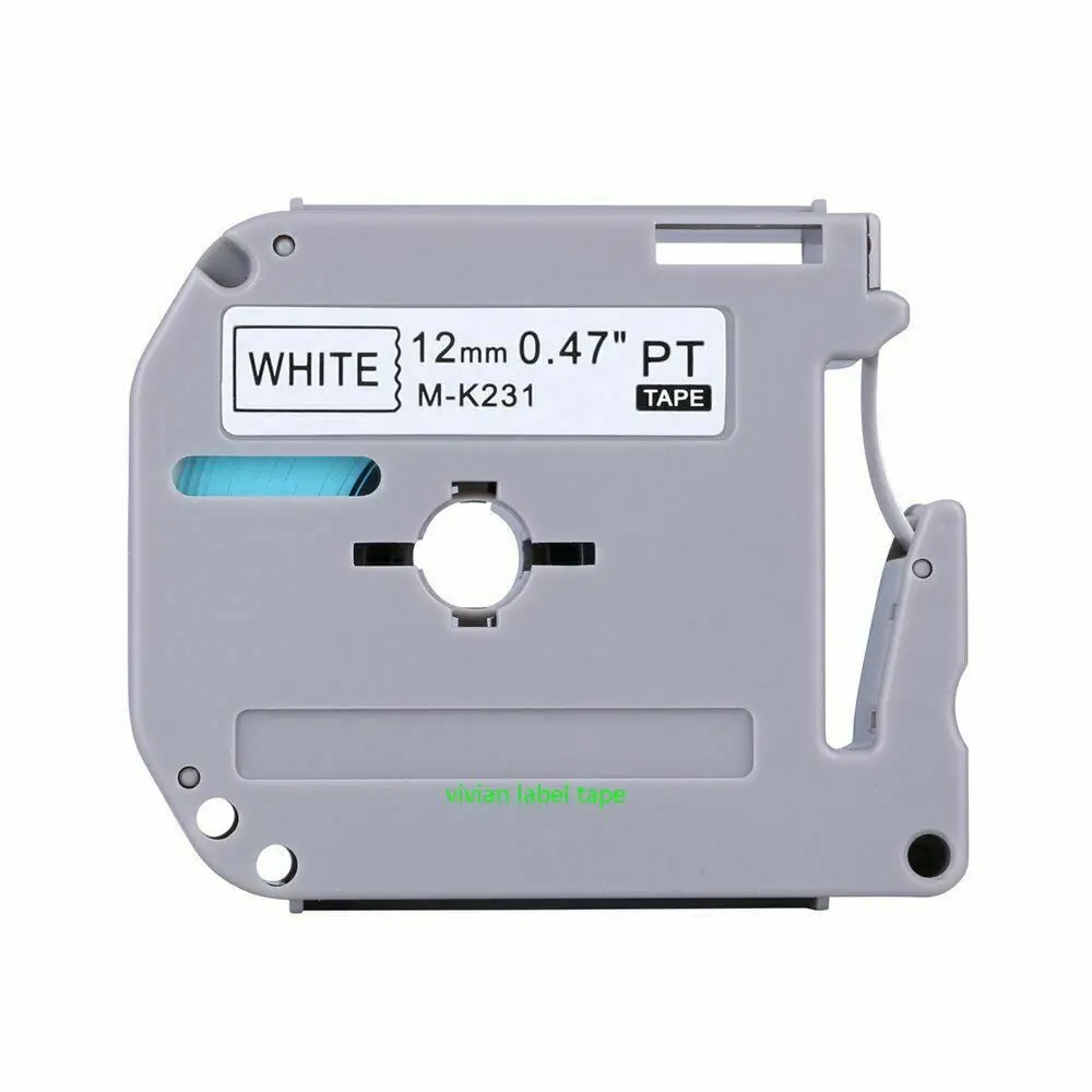 1x MK231 12 мм x 8 м ленты для этикеток Brother P Touch PT 85 75 BB4|Чернильные картриджи| |