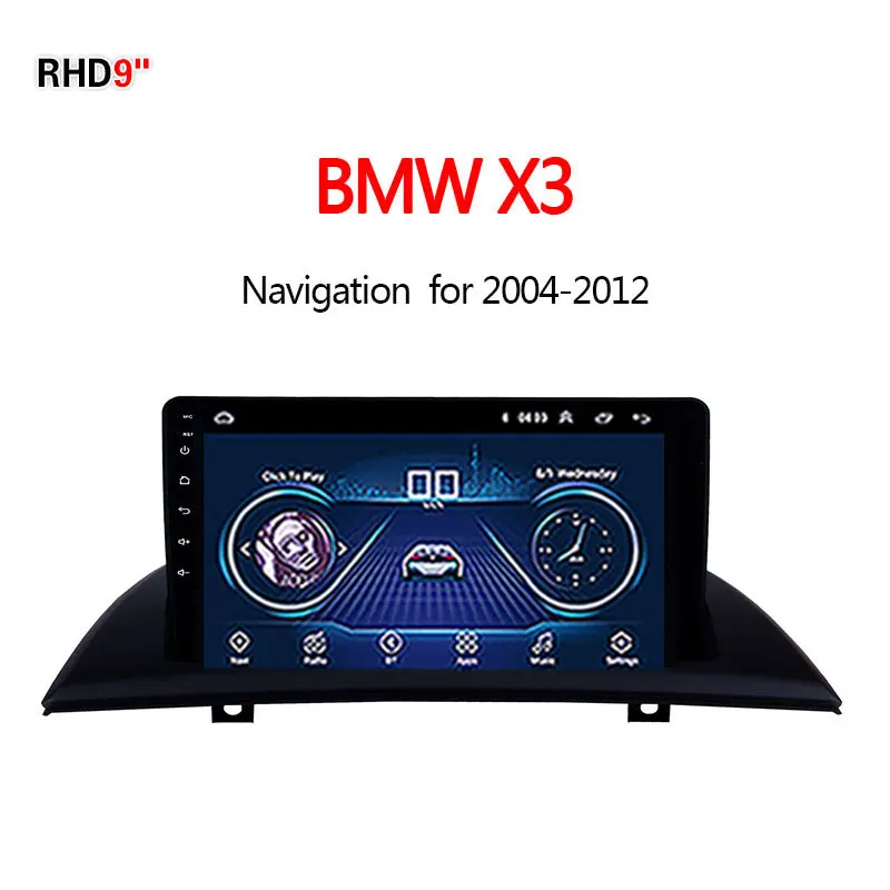 Lionet gps навигация для автомобиля BMW X3 2004 2012 9 дюймов RB1002X|GPS транспорта| |