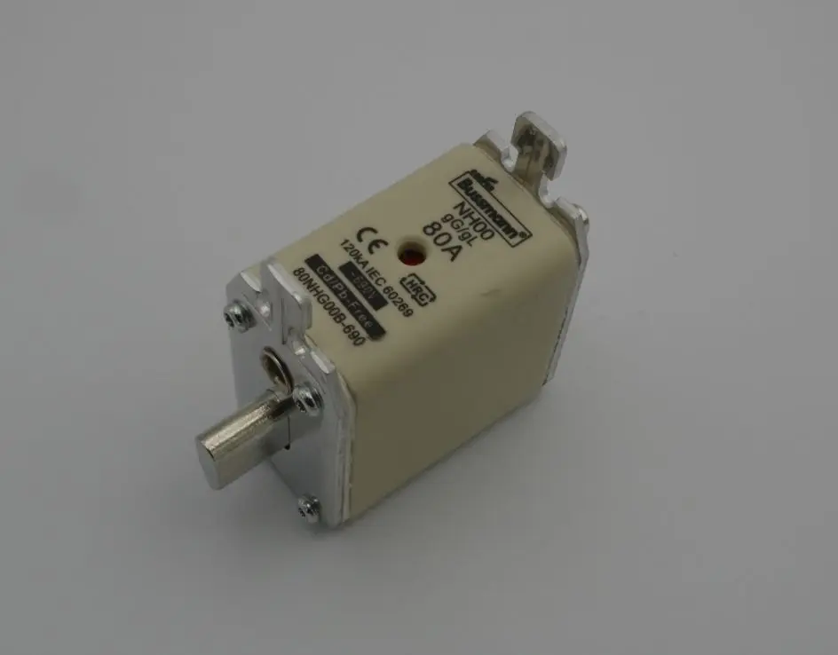 Термопредохранитель 80NHG00B-690 NH00 80A предохранитель для защиты цепи - купить по