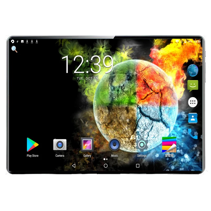 2020 супер 2.5D Закаленное стекло ips 10 дюймов планшетный ПК 6 ГБ ОЗУ 128 Гб ПЗУ