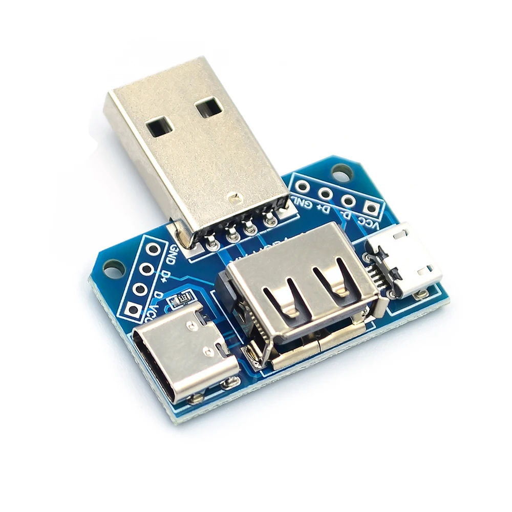 USB-адаптер со штекером и разъемом USB на гнездо Type-c Micro 2 54-4P | Электронные компоненты
