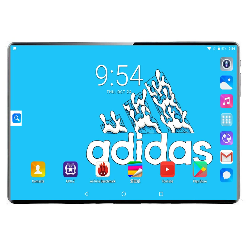 10-дюймовый планшет Android 9 0 10 ядер 8 ГБ ОЗУ 128 Гб ПЗУ дека 1920*1200 ips 2.5D стеклянный экран