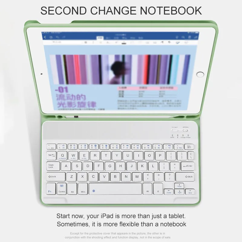 2020 портативная Мини Беспроводная Bluetooth клавиатура + Магнитный чехол из