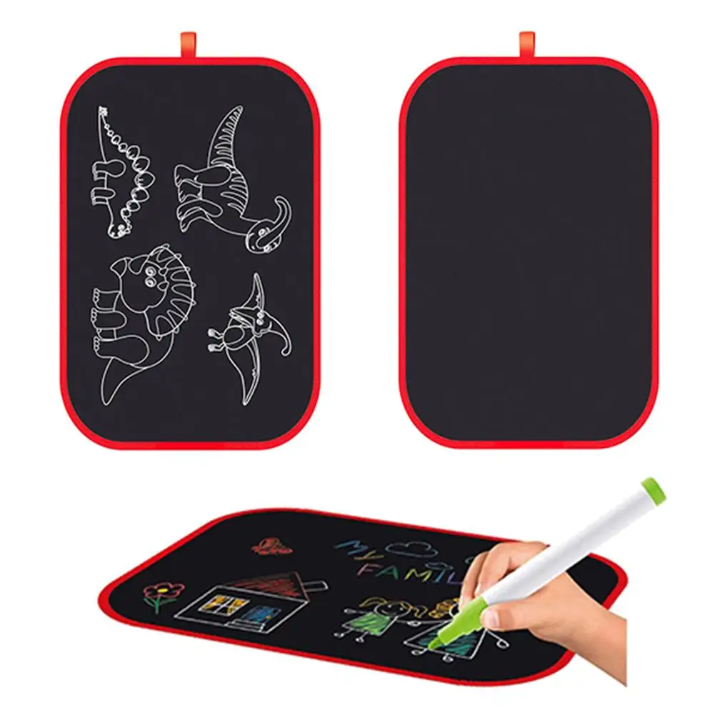 Портативный многоразовый мягкий коврик для рисования безвредный рисунок