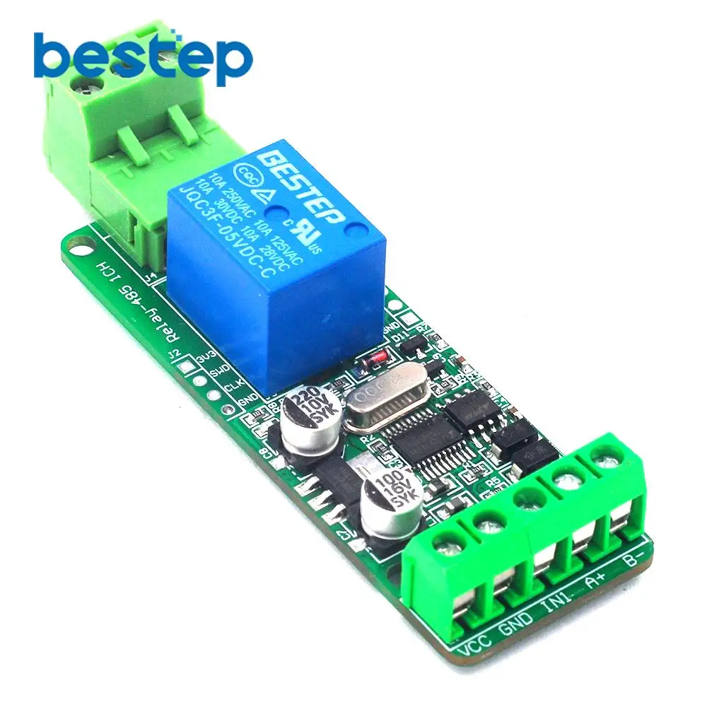 1 шт. Modbus-Rtu канал 5 В релейный модуль переключатель вход/выход RS485 / TTL связь |