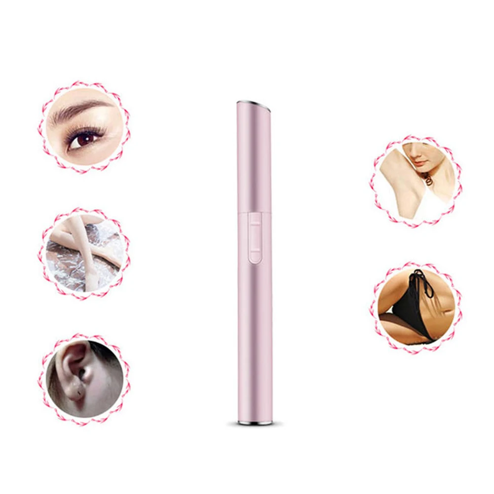 Electric Micro Hair Razor Removal Trimmer Shaver Barber Safety Nose Ear Facial Body Beard Groomer Back Black | Красота и здоровье