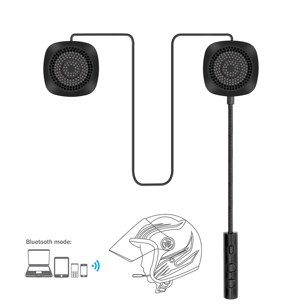 GETNOOG шлем гарнитура мотоциклетная bluetooth Водонепроницаемый Bluetooth Проводная