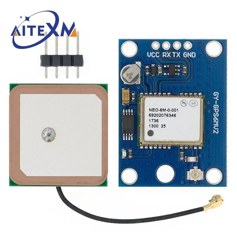 GY-NEO6MV2 Новый NEO-6M GPS модуль NEO6MV2 с управлением полетом EEPROM MWC APM2.5 большая антенна для