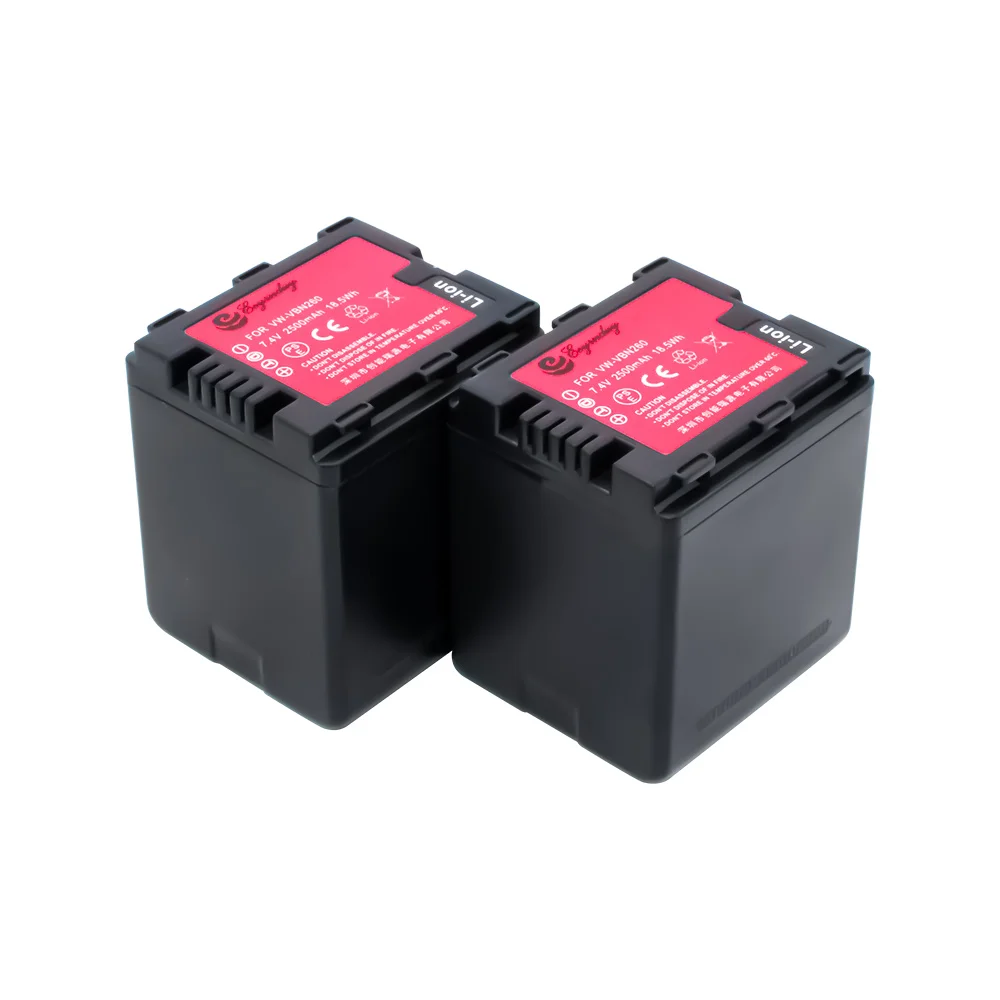 2 шт. VW-VBN260 VW VBN260 батарея + зарядное устройство для Panasonic VW-VBN26 HC-X800 HC-X900 VBN130 VW-VBN390 HC-X910