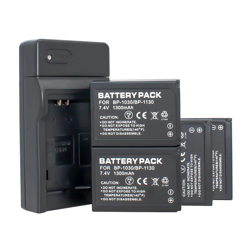BP 1030 BP1130 (4 аккумулятора и 1 зарядное устройство) для цифровых зеркальных камер