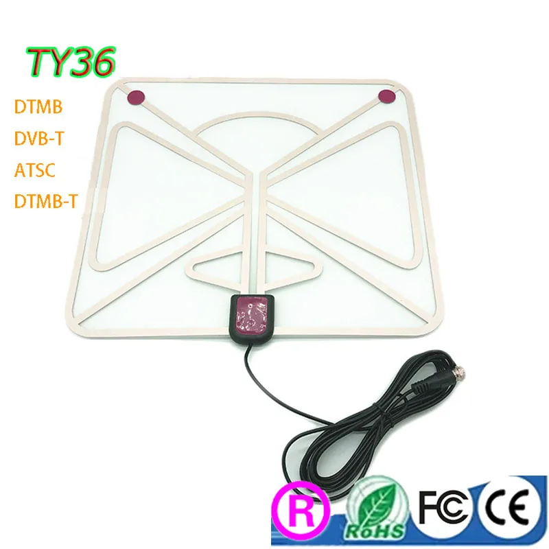 LEROY 50-80 Miles TV Indoor Digital Antenna HDTV HD High Gain With Range Satellite Receiver for DVB-T/DVB-T2 | Электроника