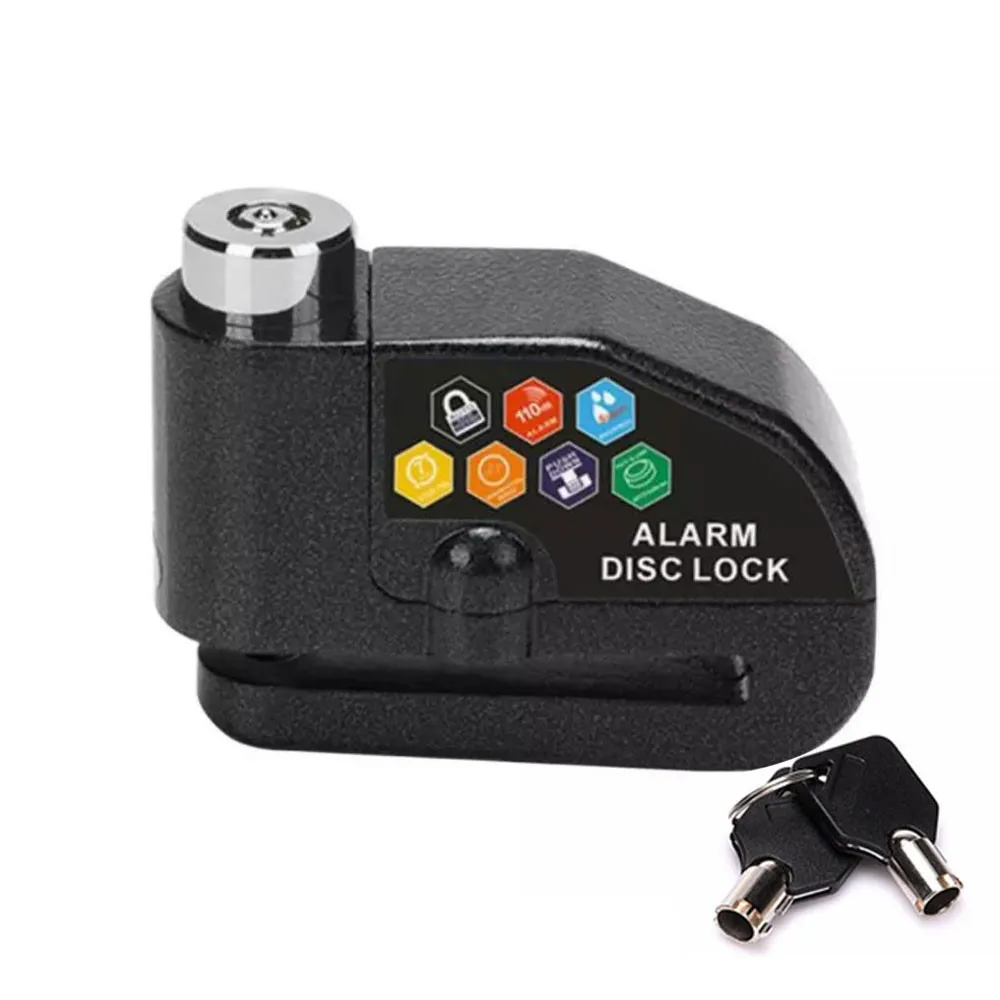 Мотоциклетная сигнализация с замком для мотоцикла Противоугонная велосипедный
