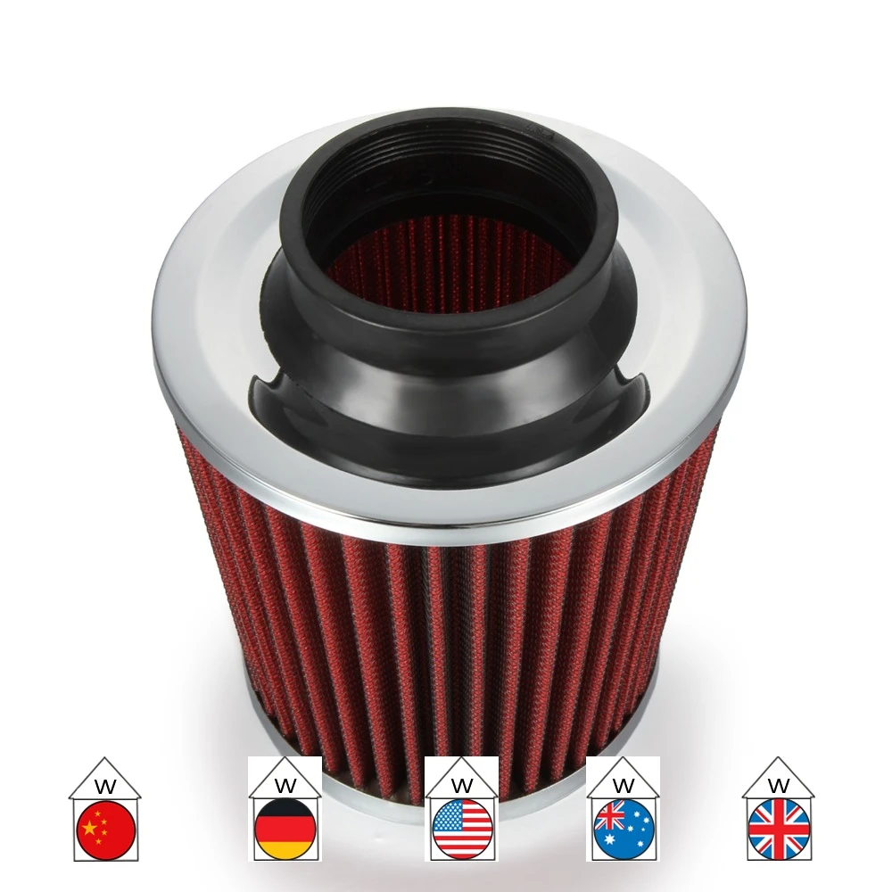 376 мм Универсальный автомобильный фильтр для холодного воздухозаборника набор