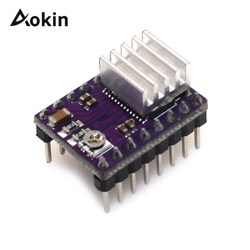 Запчасти для 3D-принтера StepStick DRV8825 DRV 8825 фиолетовый Драйвер шагового двигателя Ramps