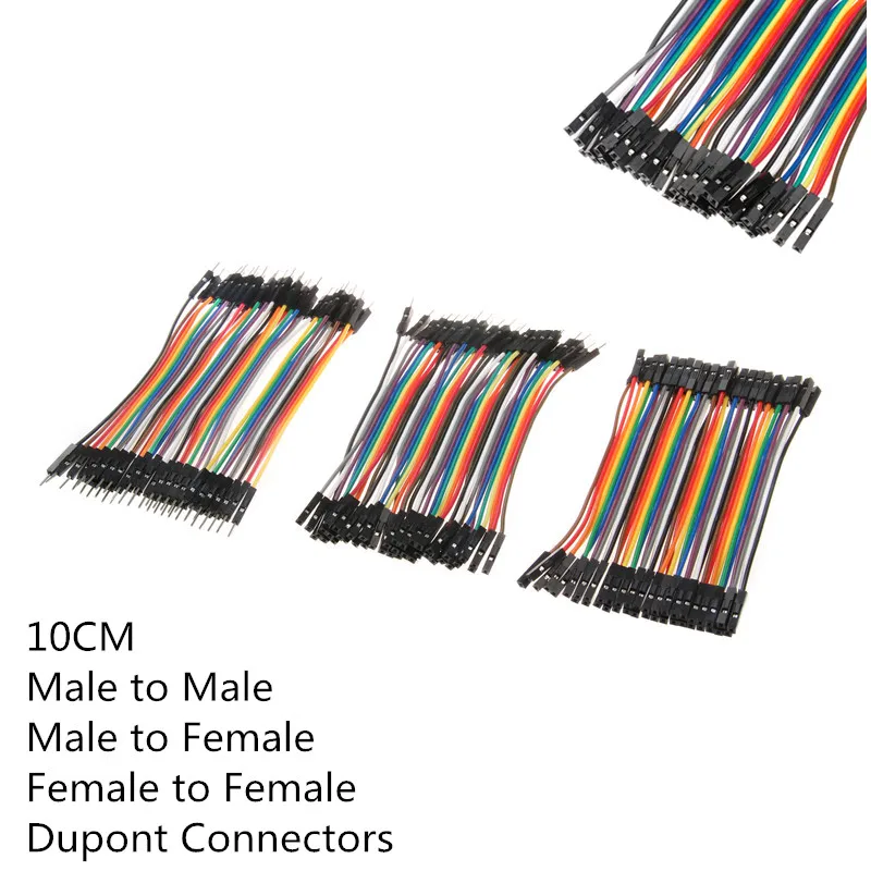 Умная электроника 10 см Dupont Line Male to + Female и Jumper Wire Cable Connectors |