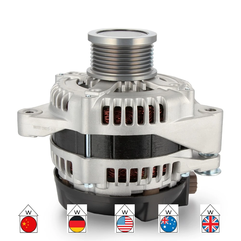 Автомобильный генератор переменного тока для Toyota Hilux D4D 3.0L дизель турбо 1KD-FTV KUN16R