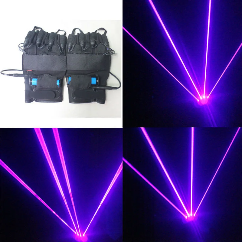 Сине фиолетовые лазерные перчатки 200 нм мВт 4 относится к реквизитам лазерного