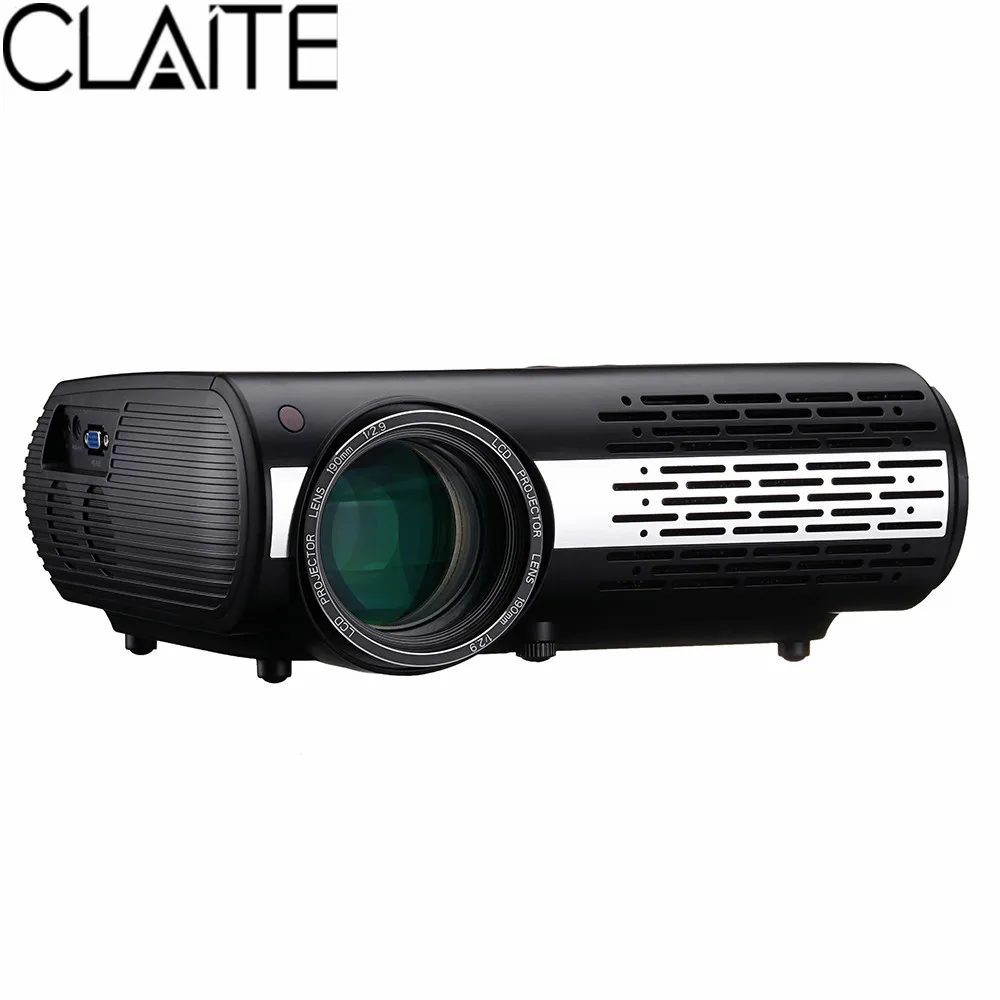 Проектор CLAITE M2 LED Beamer ull HD домашний кинотеатр 4500 люмен 1080P цифровой Видеопроектор |