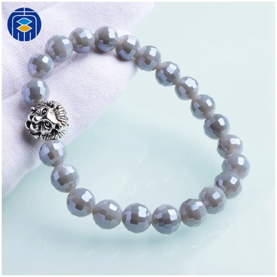 Мужской браслет с головой Будды льва леопарда совы сплав|Браслеты шармами| |