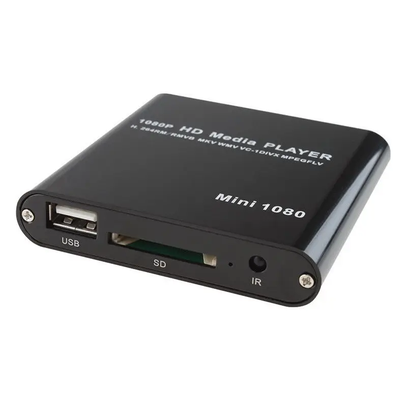 Mini HD 1080P SD USB Multi Media Player For HDMI/AV/MMC MKV AVI Blue-ray Movies EU Plug |