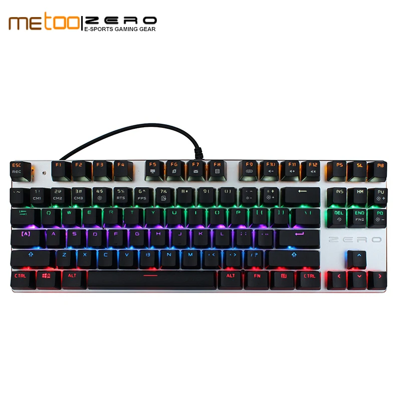 Metoo edition игровая механическая клавиатура 87/104 клавиш с защитой от привидения