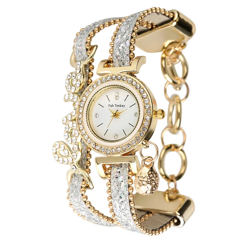 Relogio Feminino очаровательные кварцевые часы часовой механизм для дам браслет с