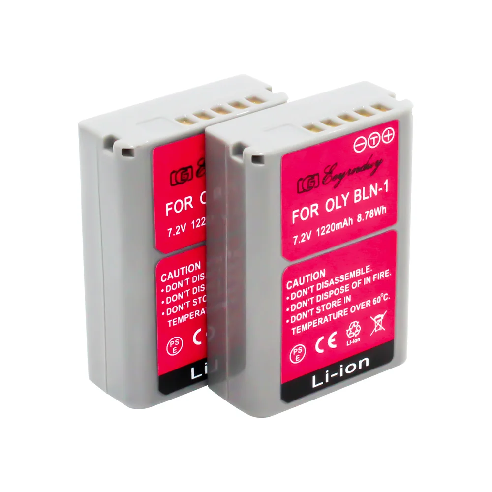 2шт перезаряжаемый BLN 1 BLN1 PS литий ионный аккумулятор + usb одно зарядное устройство