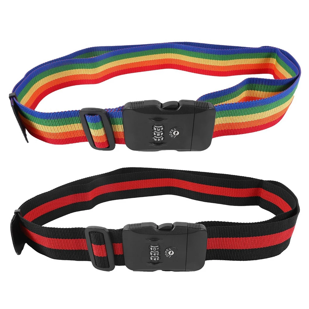 Ремень для багажа поперечные ремни дорожный ремень чемодана TSA комбинированный