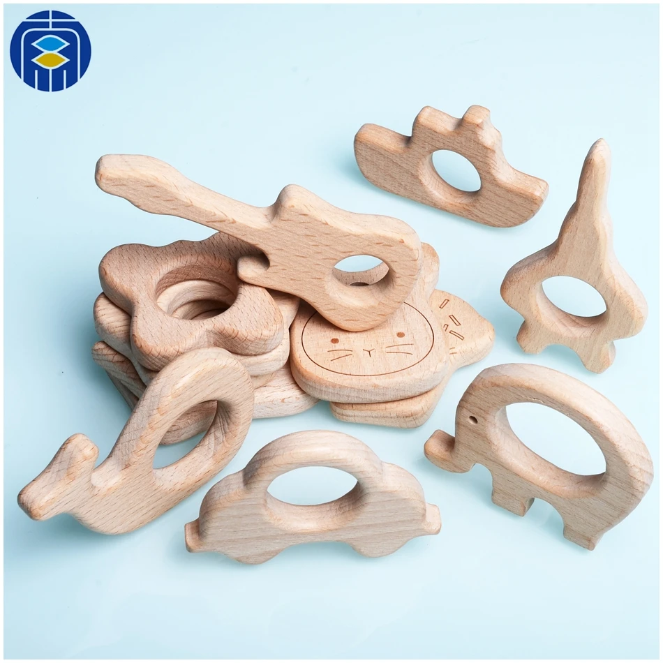 BPA бесплатно натуральные безопасные игрушки 2 шт детские животные Натуральный